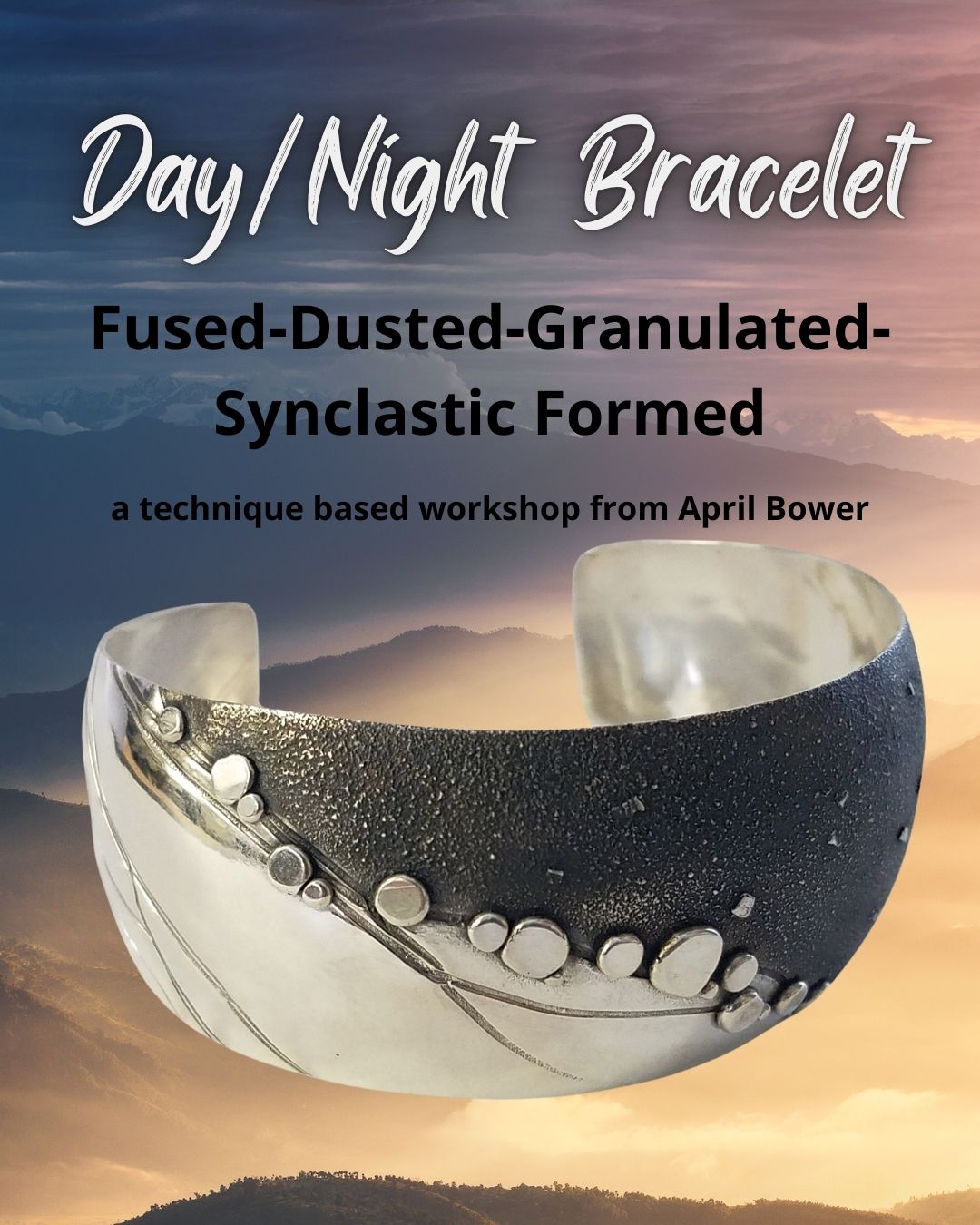 A Video workshop featuring Synclastic forming as well as fusing and texturing Argentium Silver.